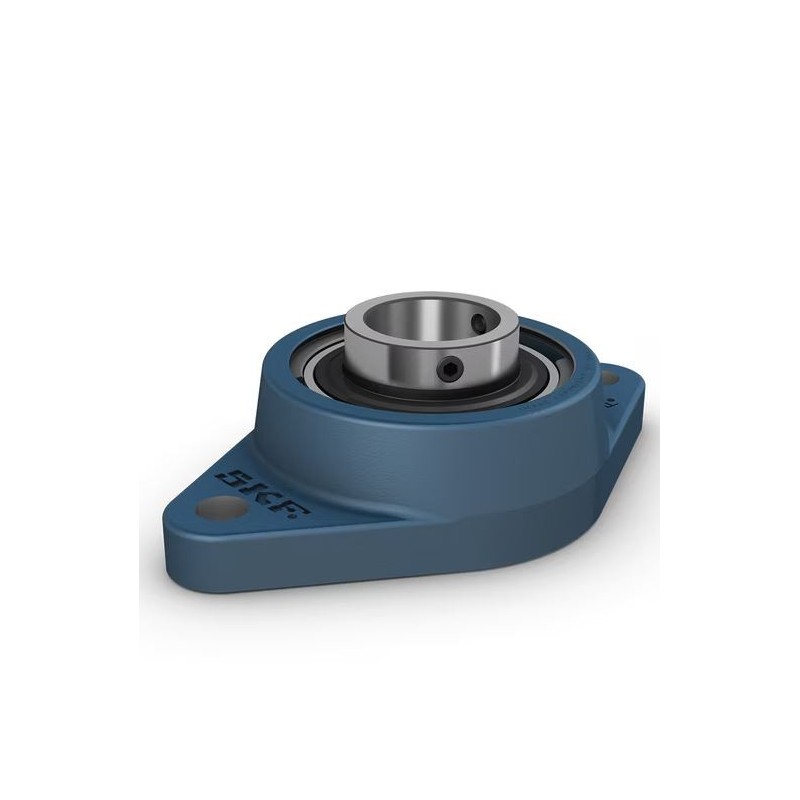 CHUMACERA TIPO FLANGE OVALADA DE 2 HUECOS UCFL 207-20 MEDIDA DE 1 1/4" EN MARCA SKF FYTM104