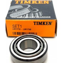 RODAMIENTO CONICO SET 1 CONO LM11749 PISTA LM11710 MEDIDA 17,46x39,88x13,84 MARCA TIMKEN