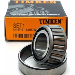 RODAMIENTO CONICO SET 1 CONO LM11749 PISTA LM11710 MEDIDA 17,46x39,88x13,84 MARCA TIMKEN
